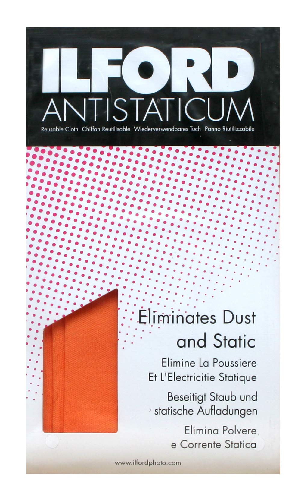 Ilford Antistatic Cloth - Orange