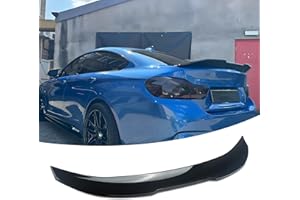 NEESPOC Rear Trunk Spoiler Wing ABS Fit for BMW 4 Series F36 Gran Coupe 4-Door 2015-2020 428i/ 430i/ 435i/ 440i PSM Style Decklid Lip Exterior Accessories(Glossy Black)