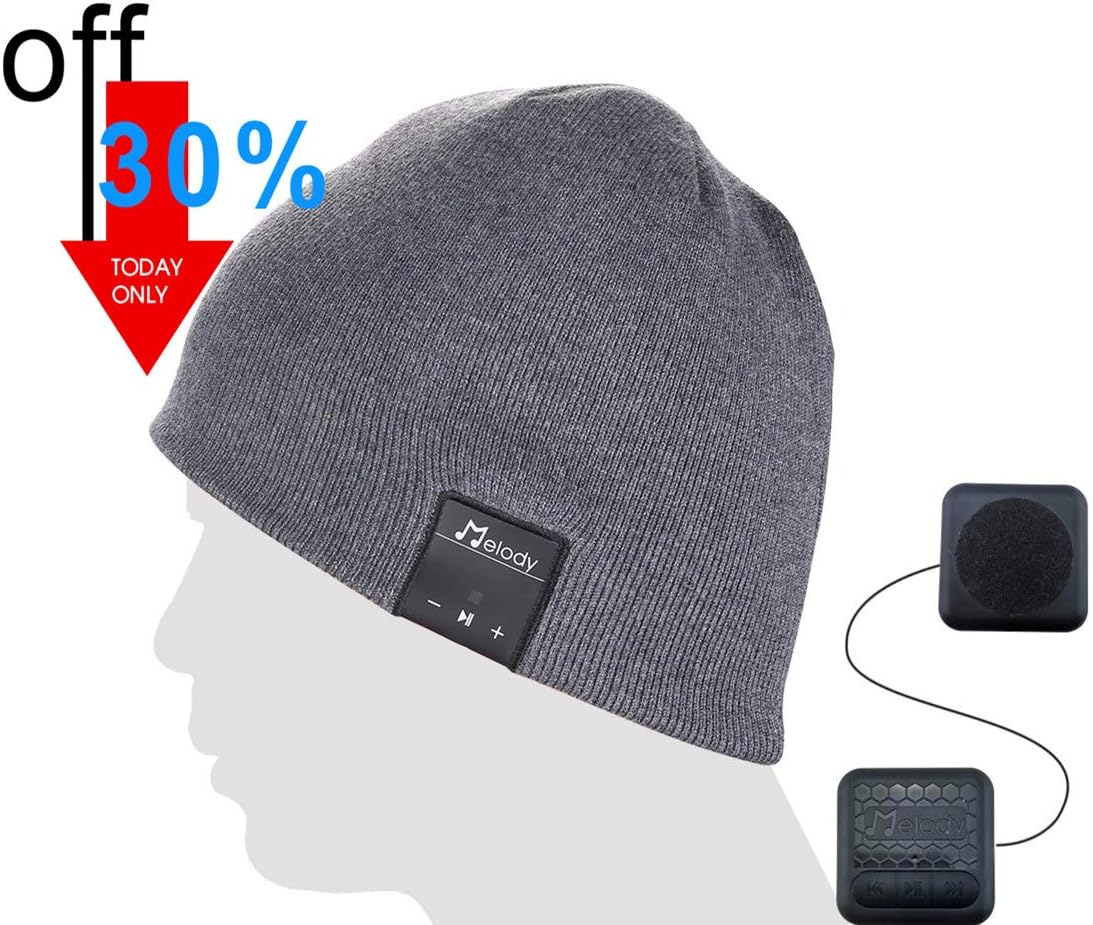 grey beanie cap