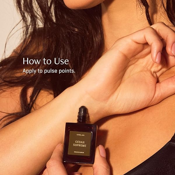 CYKLAR PERFUME OIL FOR SKIN – CEDAR SUPREME SCENT – CRISP, AROMATIC & WARM PERFUME FRAGRANCE WITH BERGAMOT, LAVENDER & CEDARWOOD NOTES – TRAVEL-FRIENDLY 15ML