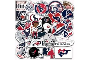 LUMASERIES 24 PCS American Football Rugby Stickers for Water Bottle, Laptop, Bicycle, Computer, Motorcycle, Travel Case, Car Decal Decoration Sticker 2-2.5 inches