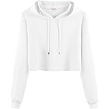 white cropped fleece