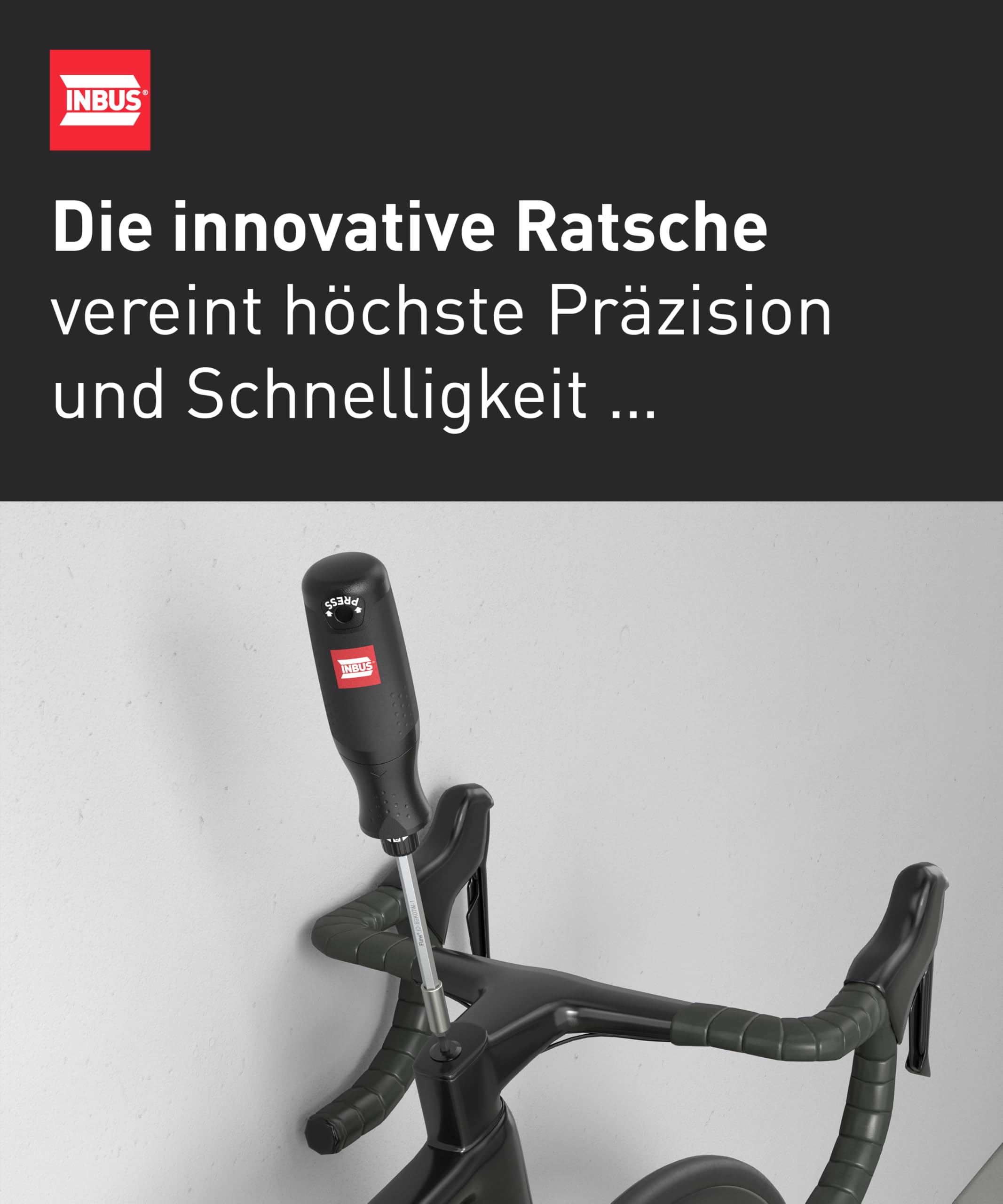 INBUS® Flow 73424 Schraubendreher inkl. 12 Bits — Made in Germany 5