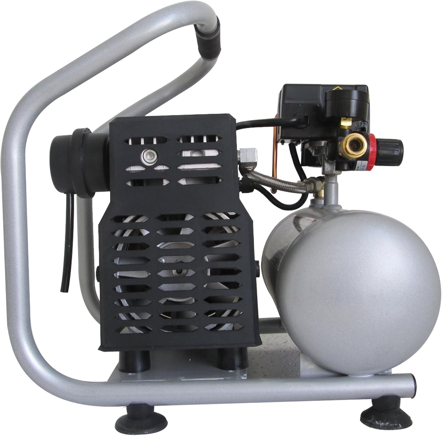 California Air Tools CAT-1P1060S Light & Quiet Portable Air Compressor, Silver: Home Improvement