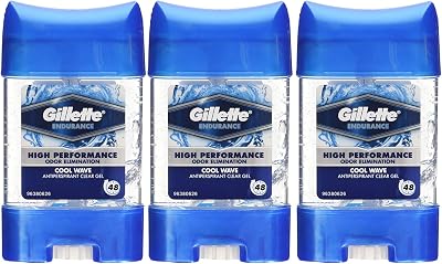 3 x Gillette Cool Wave Antiperspirant Deodorant Gel Stick 70ml