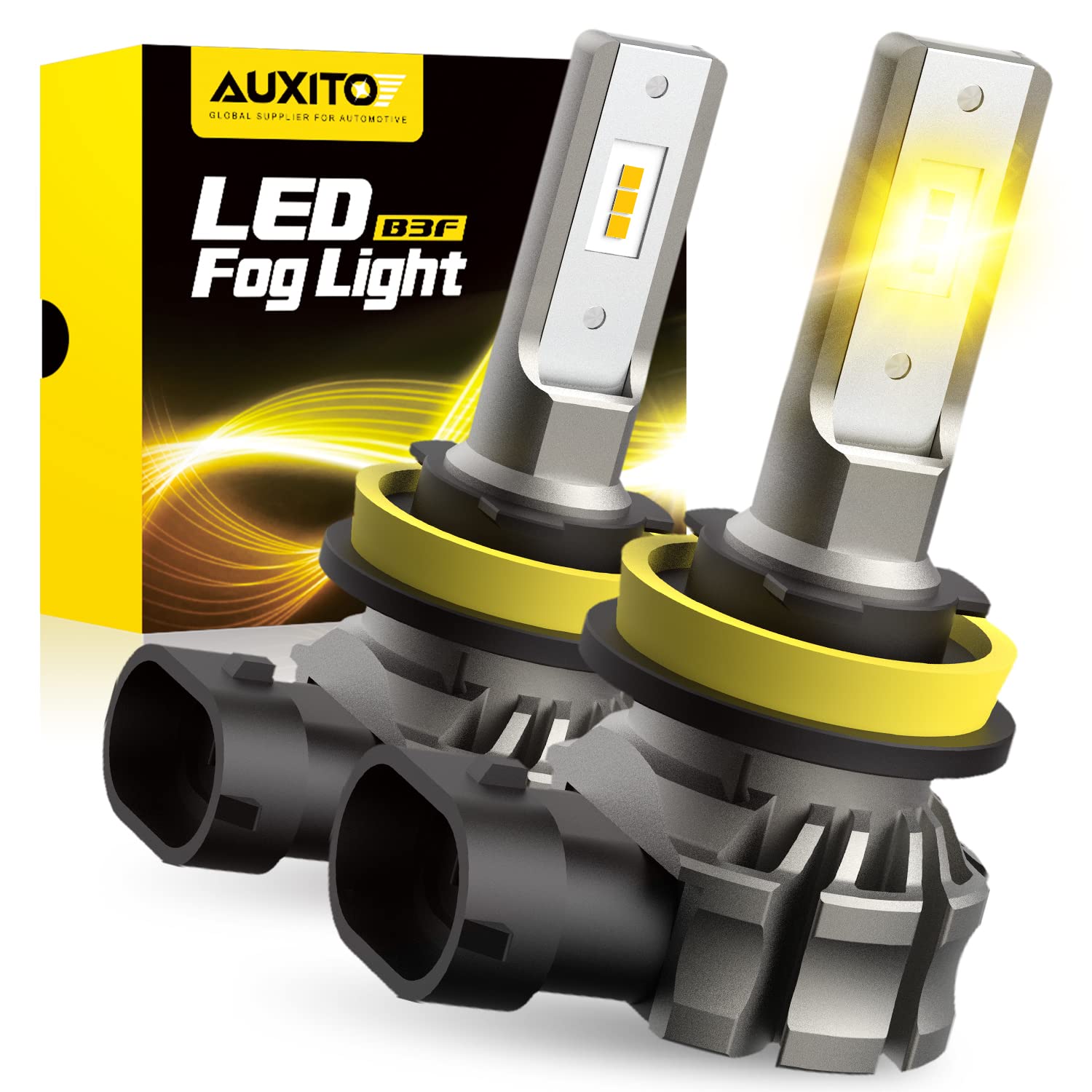 AUXITO H11/H8/H16 LED Fog Light Bulbs or DRL, 6000