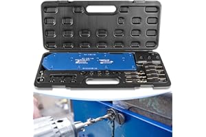 71600 Manifold Drill Template Kit fit for Ford 4.6L/5.4L/6.8L V10 2 Valve and 3 Valve Triton Engines