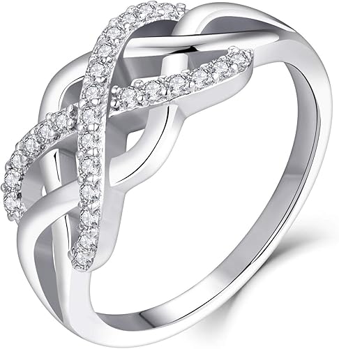 celtic love knot engagement ring