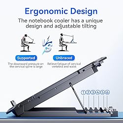 ICE COOREL Laptop Cooling Pad with 8 Cooling