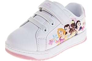 Disney Girls Character Shoes Mickey Minnie Frozen Princess Dora Moana Lilo Stitch Angel Athletic Running Shoes Laceless Sneakers for Girls- 5-10 Toddler 11-13 Little Kid