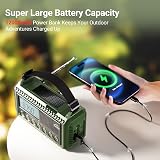 Mesqool Portable Wind Up Solar Emergency Radio AM FM SW with USB Charger view 4