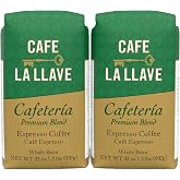 Caf&eacute; La Llave Cafe La Llave Whole Bean Espresso Coffee, Dark Roast, 32 OZ | Ideal for Espresso Machine, French Press &amp; Drip Coffee Maker, Whole Bean for Fresh Grinding, Grind to Your Preferred Brew