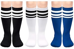 Olreco Toddler Soccer Socks Kids Baseball Socks Youth Softball Sock for Girls Boys Football Sock Boys Athletic Accessories