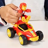 Marvel Spidey and His Amazing Friends Iron Man Vehicle Figure Toy view 7