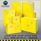 Horison Industries COSHH Cabinet Fireproof Flammable Substance Storage Yellow view 7