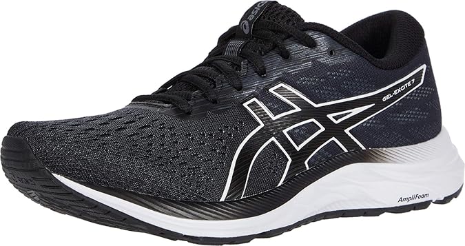 asics ladies black trainers