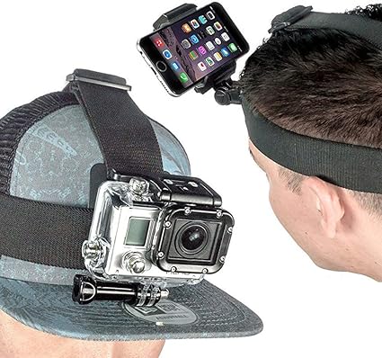Amazon Log Total スマホ スマートフォン 携帯 撮影 スタンド ホルダー ハンズフリー 小型 ヘッド 頭 ウェアラブルカメラ用マウント部品 オンライン通販