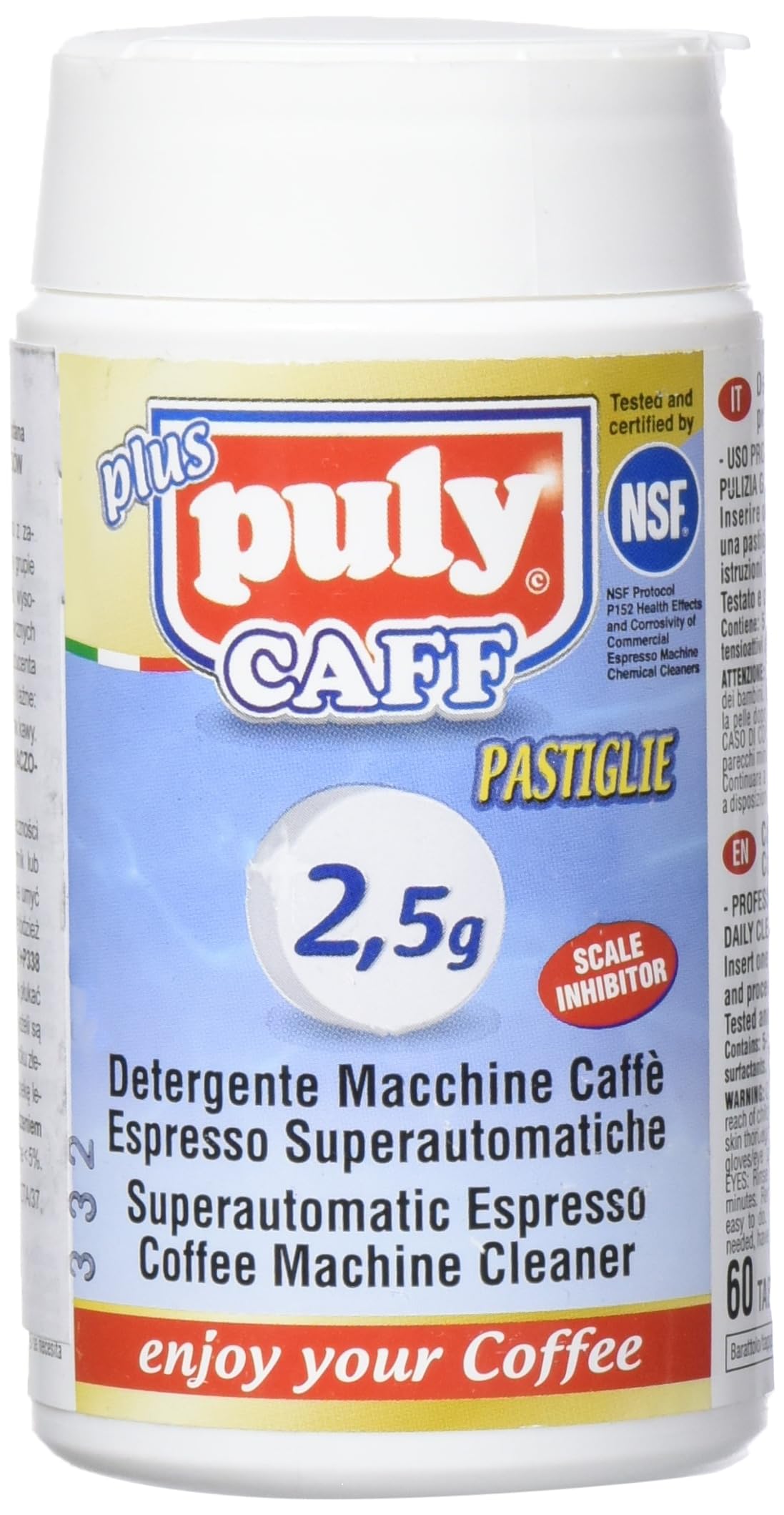 Puly Caff Coffee Cleaning Tablets (60 of 2,5g)