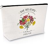 Director Gift Inspirational Birthday Film School Graduation Gifts for Theater Movie Director Makeup Bag for Purse Funny Christmas Appreciation Present for Her Women Friends Travel Cosmetic Bag