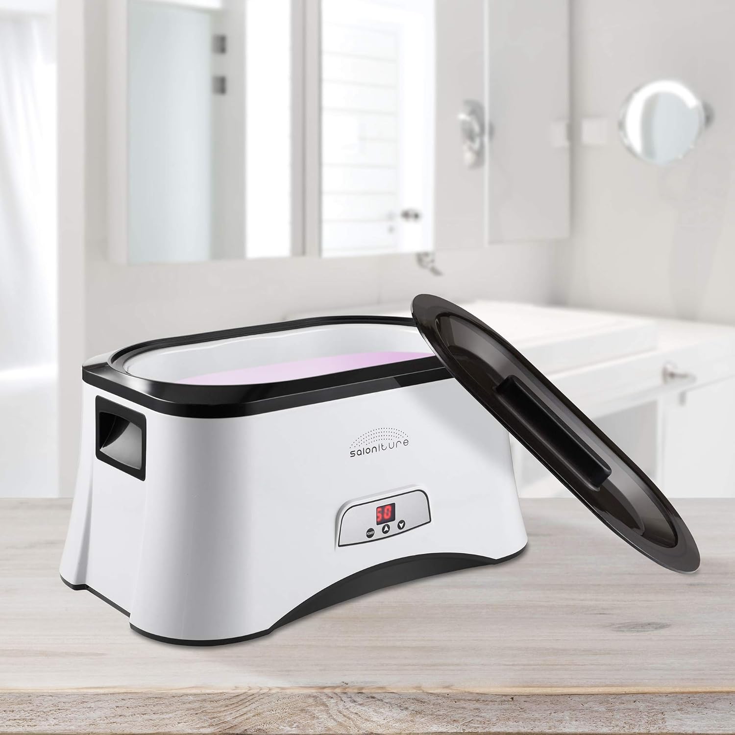 Saloniture Paraffin Bath Spa - Portable Electric Wax Warmer Machine for Hands and Feet : Beauty