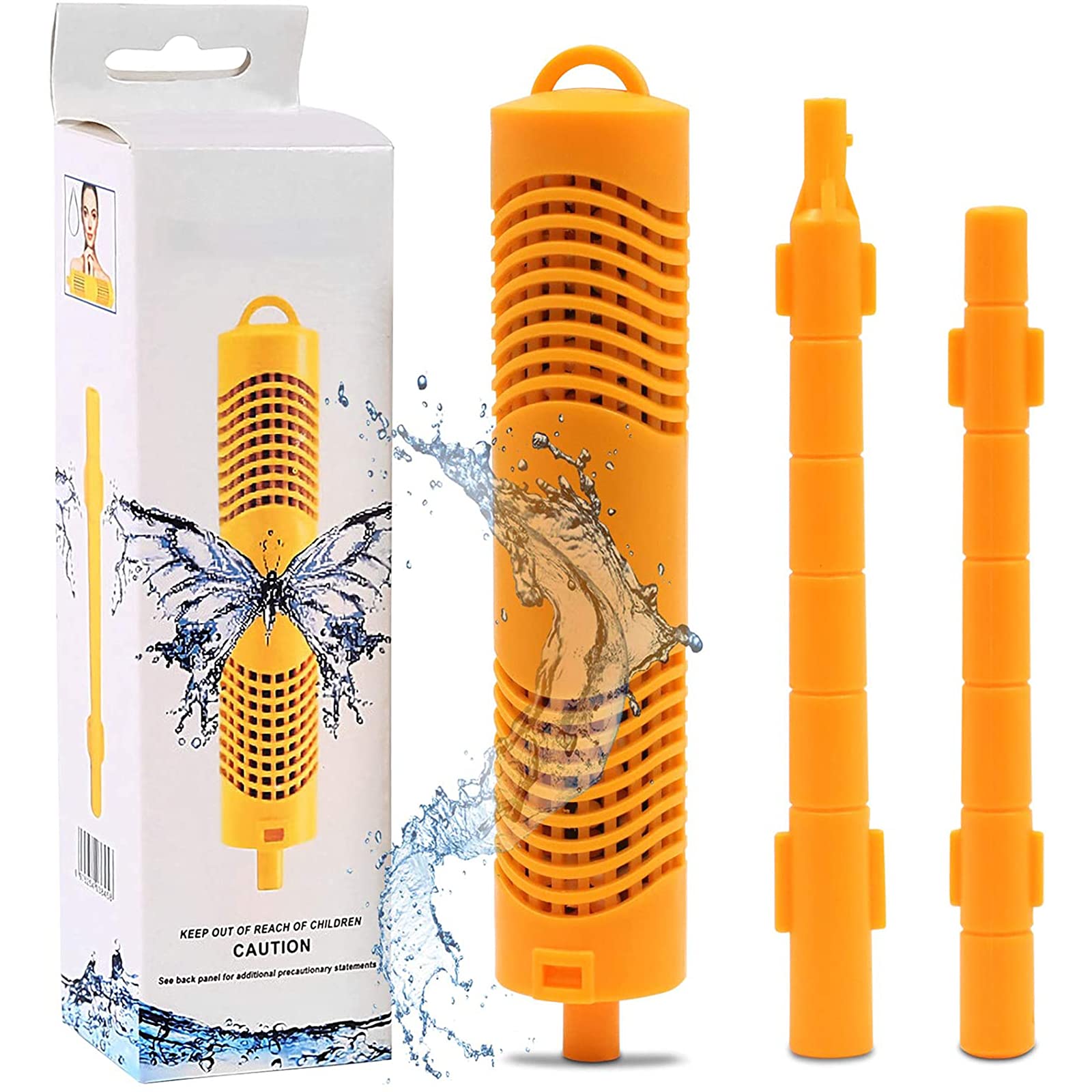 TopHomer SPA Cartridge Stick Mineral Sanitizer Hot Tub Purifier Spa in-Filter Mineral Sticks for Hot Tubs, Swimming pool, Fish Pond, Hot Spring Pools, Baths, Spa Pools, Plunge Pools