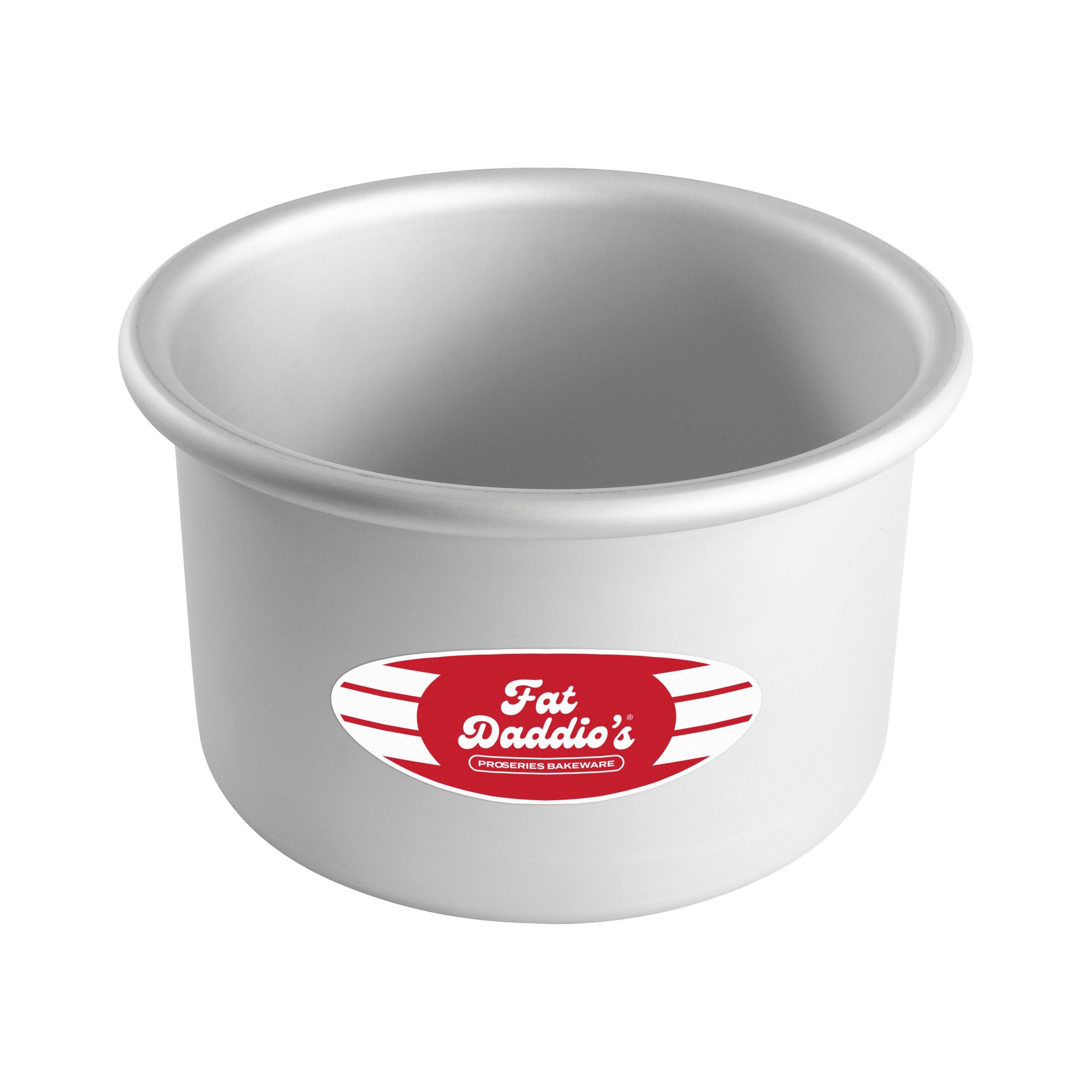 Fat Daddio's PRD-64 Round Cake Pan, 6 x 4 Inch, Silver — image 1