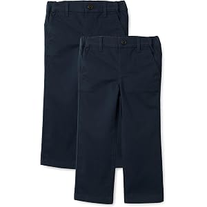 Amazon Essentials Boys Stretch Straight Fit Chino Pants
