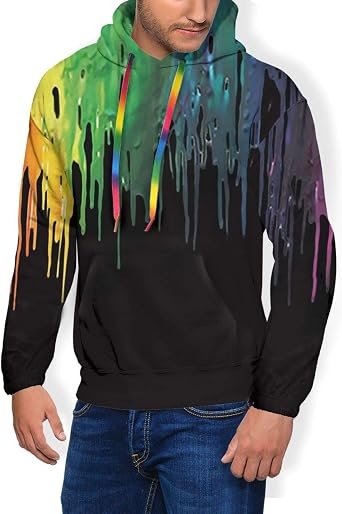 rainbow drip sweatshirt