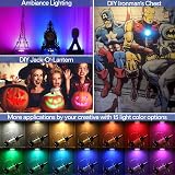 Onumii Under Cupboard LED Lights Battery Operated 6 Pack White view 5