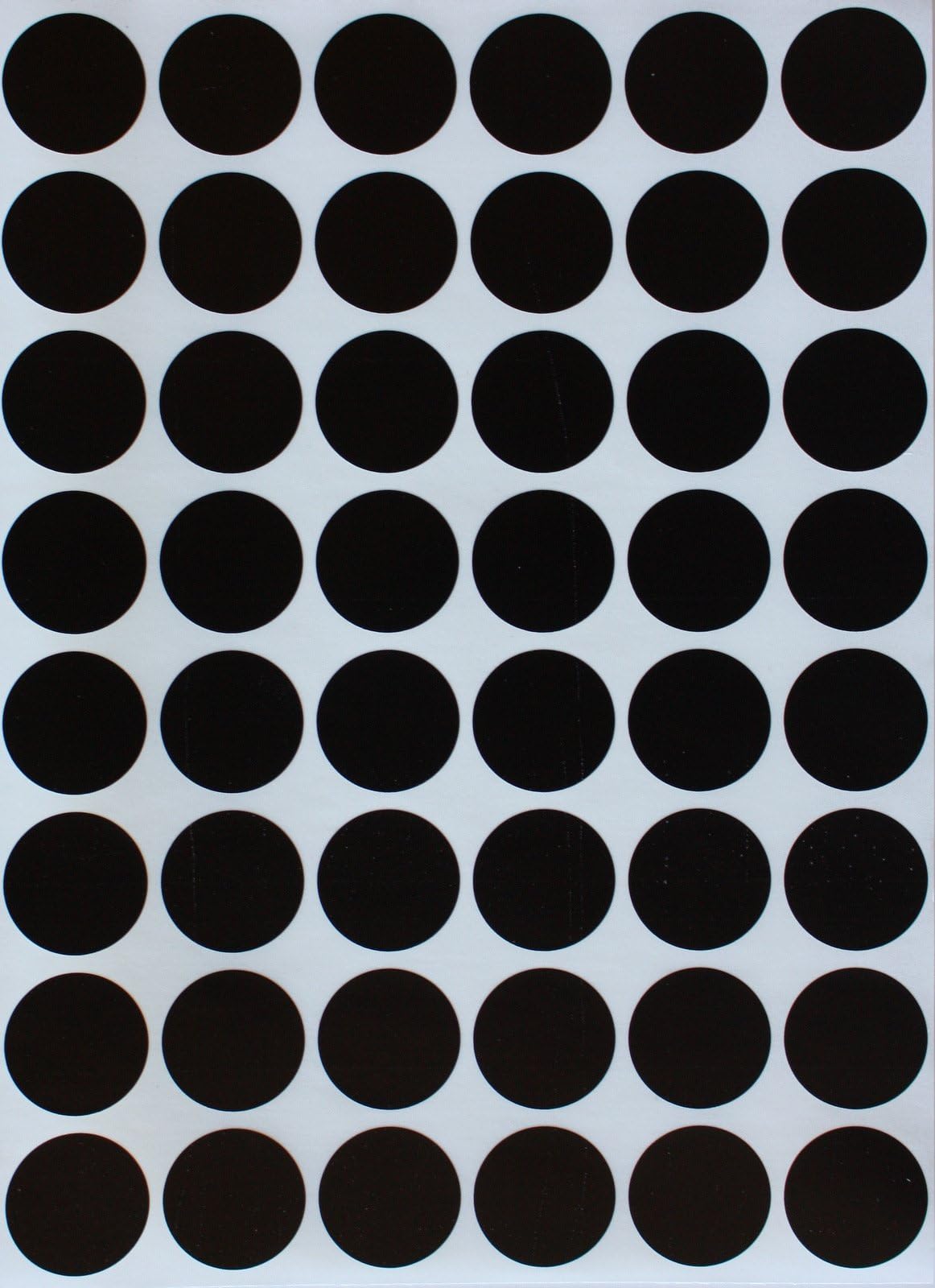 Royal Green Color Coding Labels Black 5/8" Diameter (11/16) Rounds Dot Stickers - Size 0.69-17mm DOTS 336 Pack