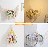 VISATOR Toy Hammock For Stuffed Animals Macrame Teddy Bear Holder 55" view 5