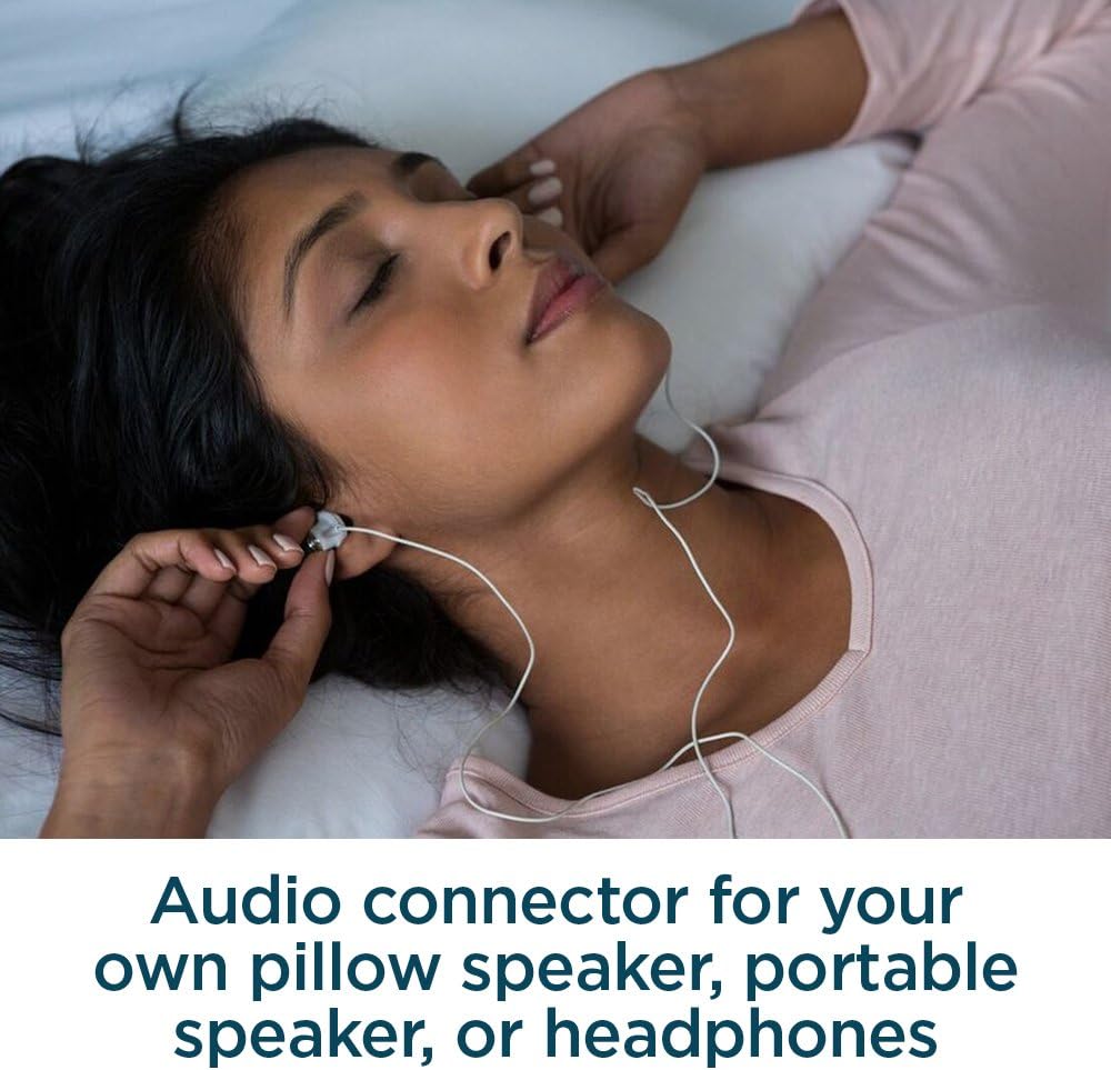 Sound+Sleep High Fidelity Sleep Sound Machine with Real Non-Looping Nature Sounds, Fan Sounds, White Noise, and Adaptive Sound Technology: Home & Kitchen