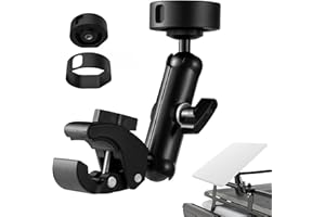 FIUTY for 2025 Starlink Mini Clamp Mount and 2024 Pipe Adapters, Born for Starlink Mini Pipe Adapter and Flat Mount for RV/Pole/Yacht/Camper/Guardrails, 2 in 1 Design