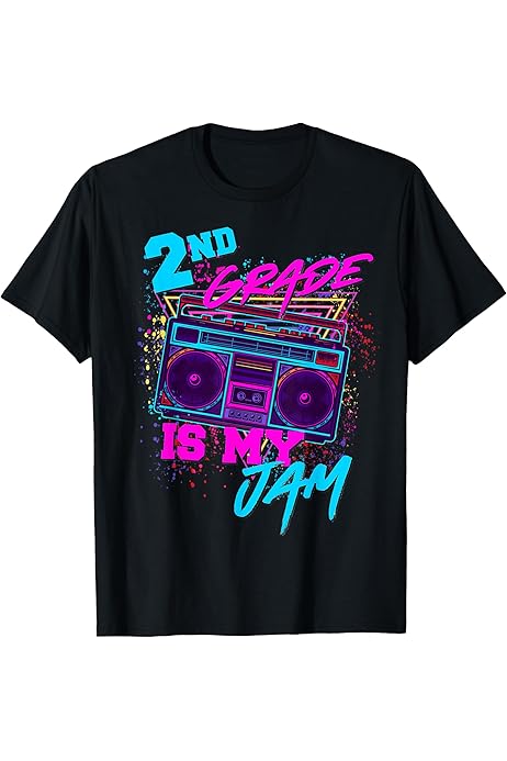 Amazon.com: 90s 80s theme party outfit tape recorder T-Shirt  