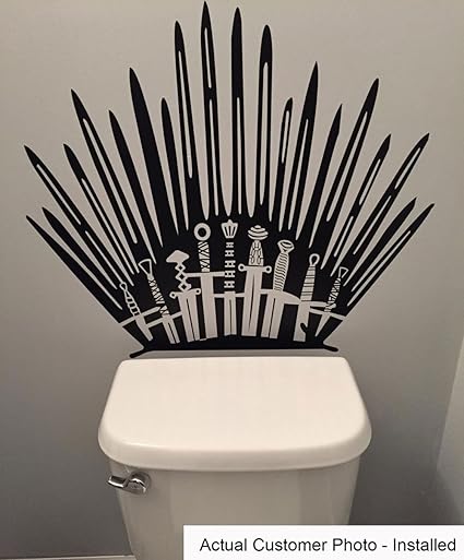 Amazon Com Game Of Throne Parody Inspired Toilet Decal Iron