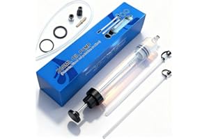 WELCAPAC 200cc Fluid Extractor & Oil Extractor Pump for Fluid Transfer, Extraction and Filling - with 23parent Hose & 2x Exte