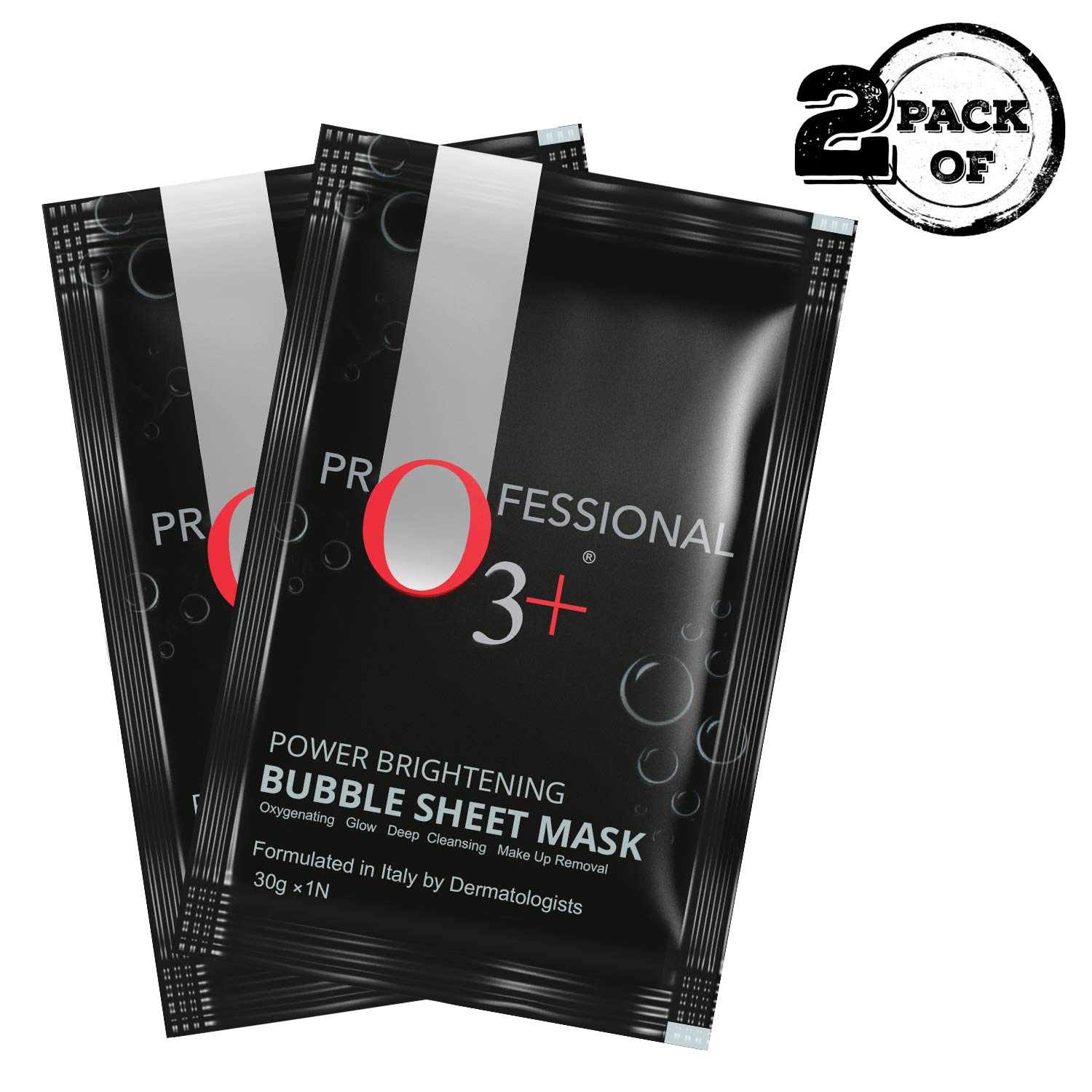 Buy O3+ Power Brightening Bubble Sheet Mask (Pack of 2) Online at Low