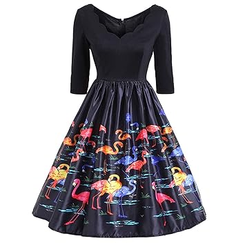 flamingo dress plus size