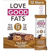 Love Good Protein Truffle Bars | Keto Bars | Low Sugar, Low Carb & Gluten Free | Truffle Peanut Butter Chocolatey - 12 Pack