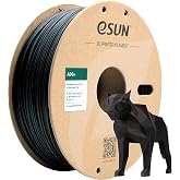 eSUN ABS+ Filament 1.75mm, 3D Printer Filament ABS Plus, Dimensional Accuracy +/- 0.05mm, 1KG Spool (2.2 LBS) 3D Printing Filament for 3D Printers, Black