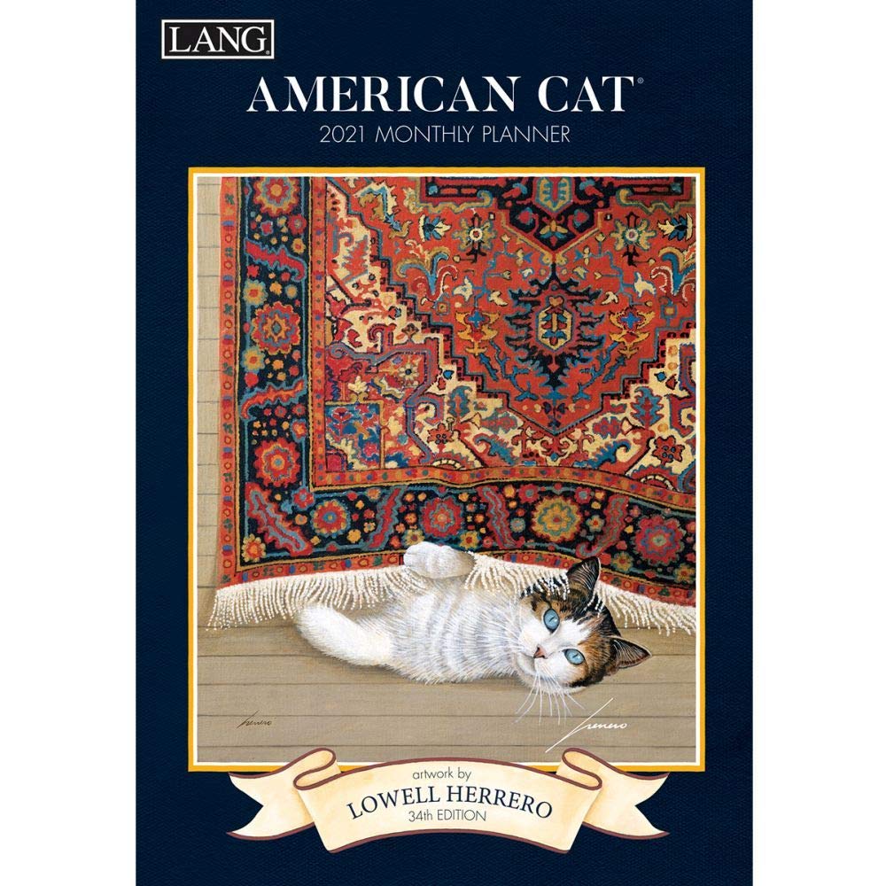 LANG American Cat 2021 Monthly Planner (21991012094)