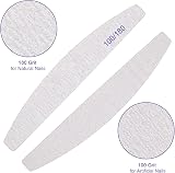 FRIUSATE 10pc White Nail Buffer Blocks & Files for Natural Acrylic Gel Nails view 3