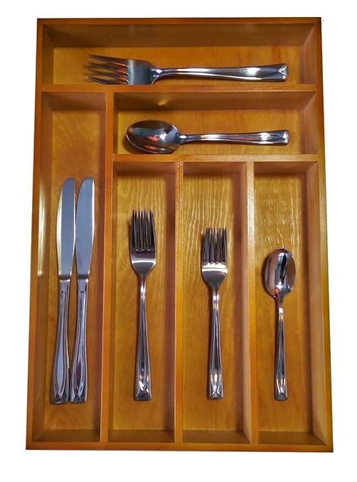 Drawer Organizer This Durable Wood Cutlery Tray Is Large Enough