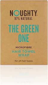 Noughty Microfiber Hair Towel 97% Natural Quick-Dry Red Green view 3