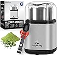 ZHENGHAI Electric Herb Grinder 200w Spice Grinder Compact Size, Easy On/Off, 2.8oz capacity. Fast Grinding for Flower Buds Dry Spices Herbs, with Cleaning Brush