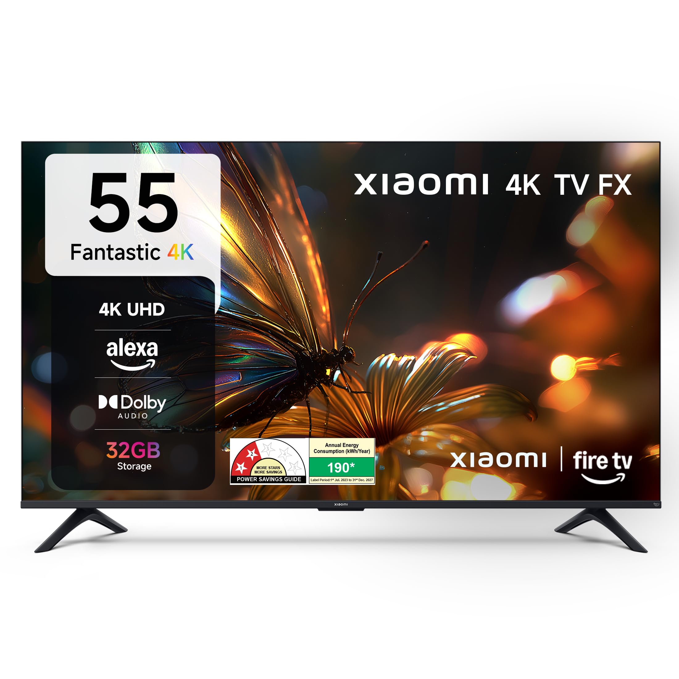 Xiaomi 138 cm (55 inch) FX Ultra HD 4K Smart LED Fire TV L55MB-FIN