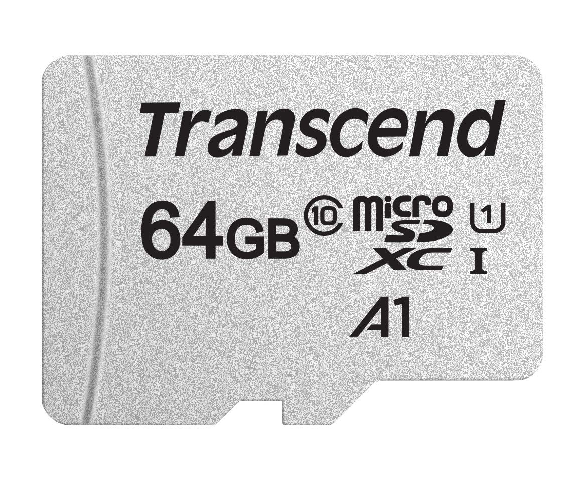 Transcend USD300S 64GB microSDHC Class 10 U1 A1 Memory Card without SD Adapter, for Nintendo Switch & Tablets TS64GUSD300S — image 1
