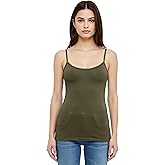 Emmalise Women's Camisole Built in Bra Wireless Fabric Support Short Cami