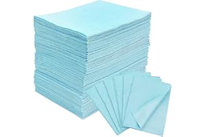 Mekupeu 125 PCS Disposable Waterproof Tattoo Bibs Tattoo Covers Dental Bib Sheets Cloths Tattoo Supplies