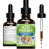 Pet Wellbeing Blood Sugar Gold for Dogs - Blood Sugar Support, 2 oz | NASC Certified &amp; Vet-Formulated Liquid Blood Glucose Supplement with Gymnema &amp; Devil&rsquo;s Club for Insulin &amp; Pancreatic Support